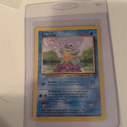 Pokemon WOTC Squirtle 93/130 Base Set 2 Common LP/NM