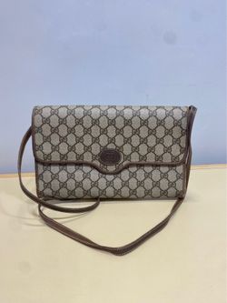 Gucci 1980's Vintage Monogram Crossbody Bag
