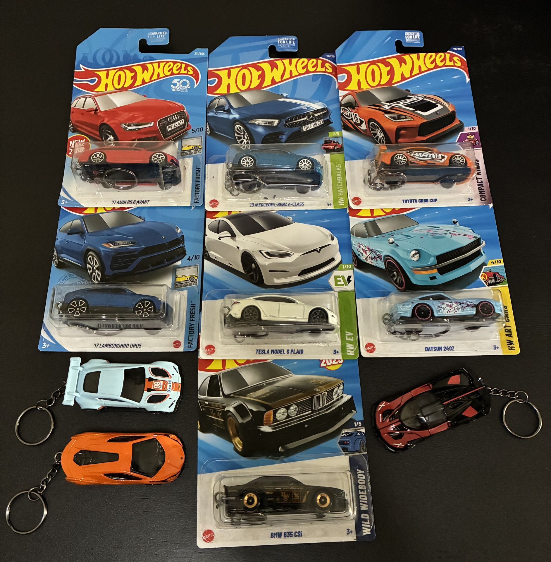 Luxury Hot Wheels Keychains - Holiday Special!