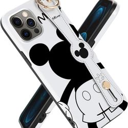 Disney iPhone 12-12 Pro Case for Boys, Girls, and Teenagers with Stand Straps
Mickey Loop Case  Designer Cool Cute Cartoon Soft Protection