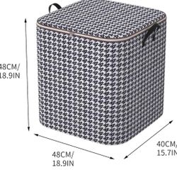 1PC 100L Christmas Decorations Clothes, Quilts, Storage Bags, Portable Storage Baskets， Large Capacity Moving Packaging Bags
