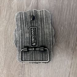 Montana Longhorn Belt Buckle