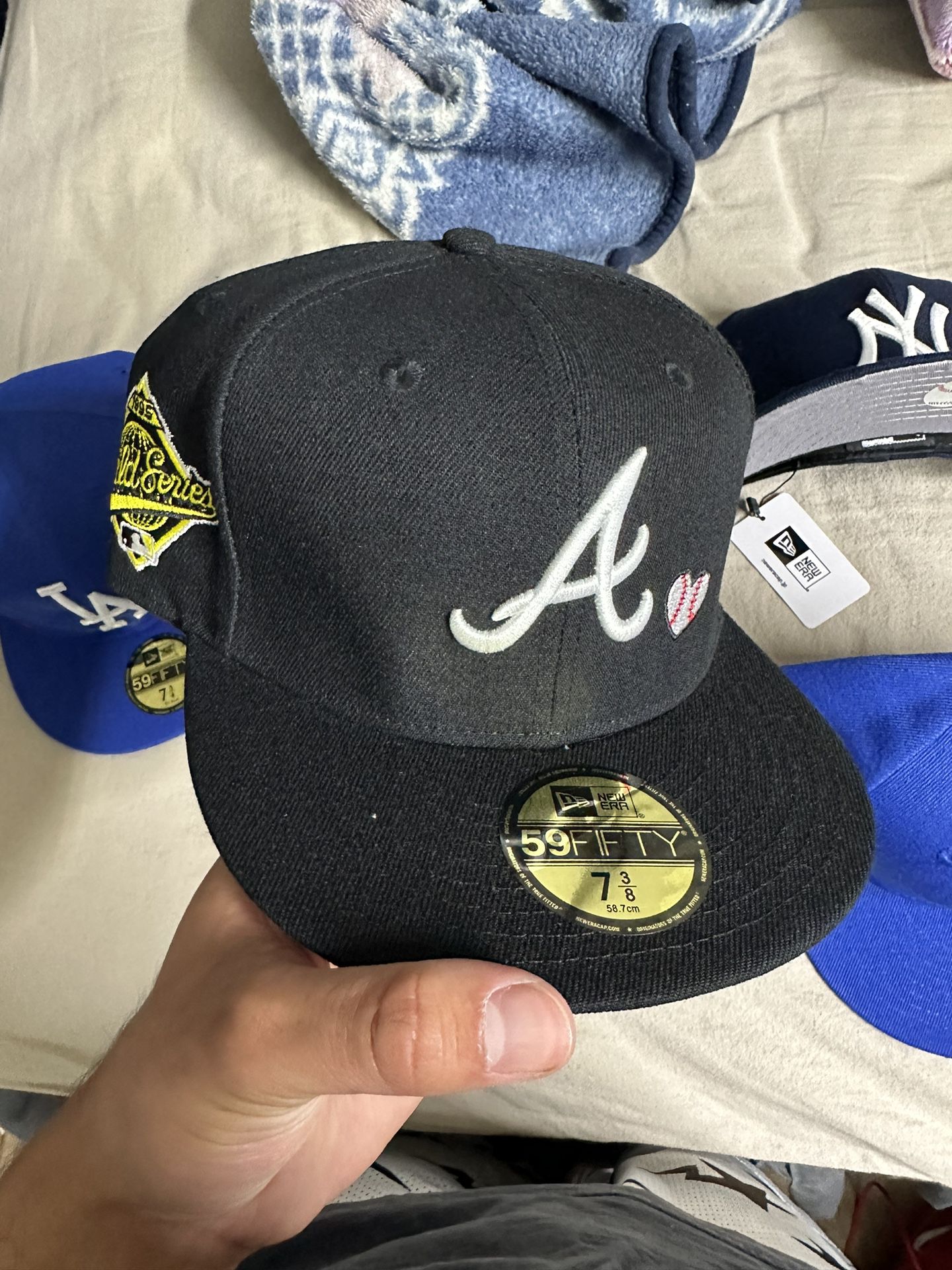 Atlanta Braves 1995 New Era Fitted Hats