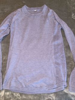 Lululemon Women Light Purple Knit Crewneck Sweater
