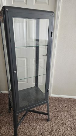 Glass-door cabinet