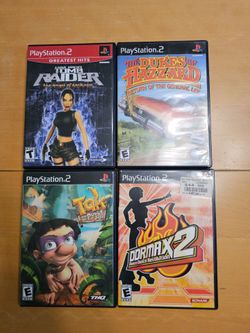 PS2 Games - Tomb Raider, Dukes of Hazzard, Tak, DDR