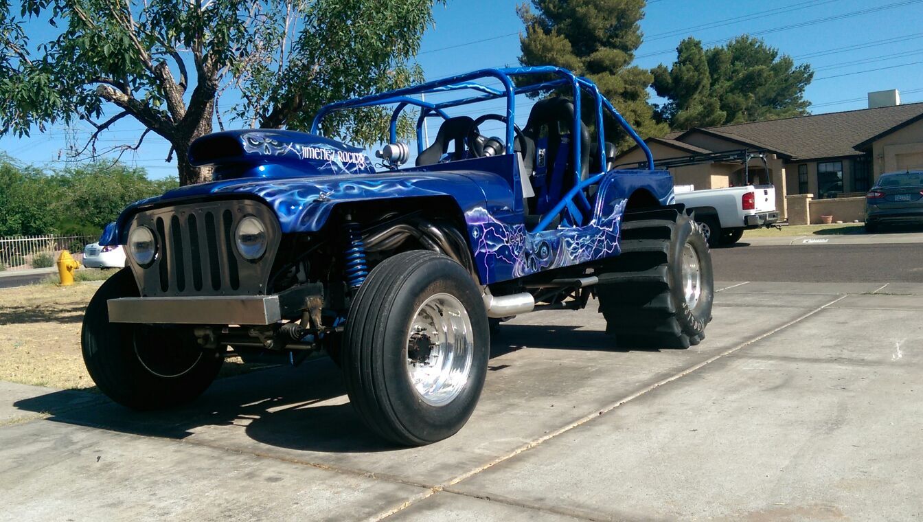 1400 hp sand drag jeep