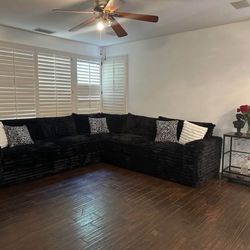 Black Sectional 