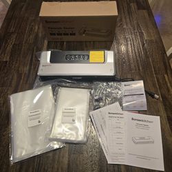New vacuum sealer machine with starter bags