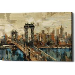 Epic Graffiti New York View by Silvia Vassileva Giclee Canvas Wall Art 26 x 40