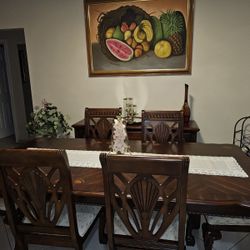 Dining Room For 6 And Buffet