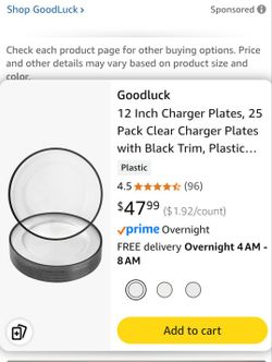 Charger Plates 12'