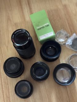 🎞️ Vintage Lens Bundle – Minolta • Pentax • Nikon • Vision Optics – Great for Collectors or Mirrorless Adapters
