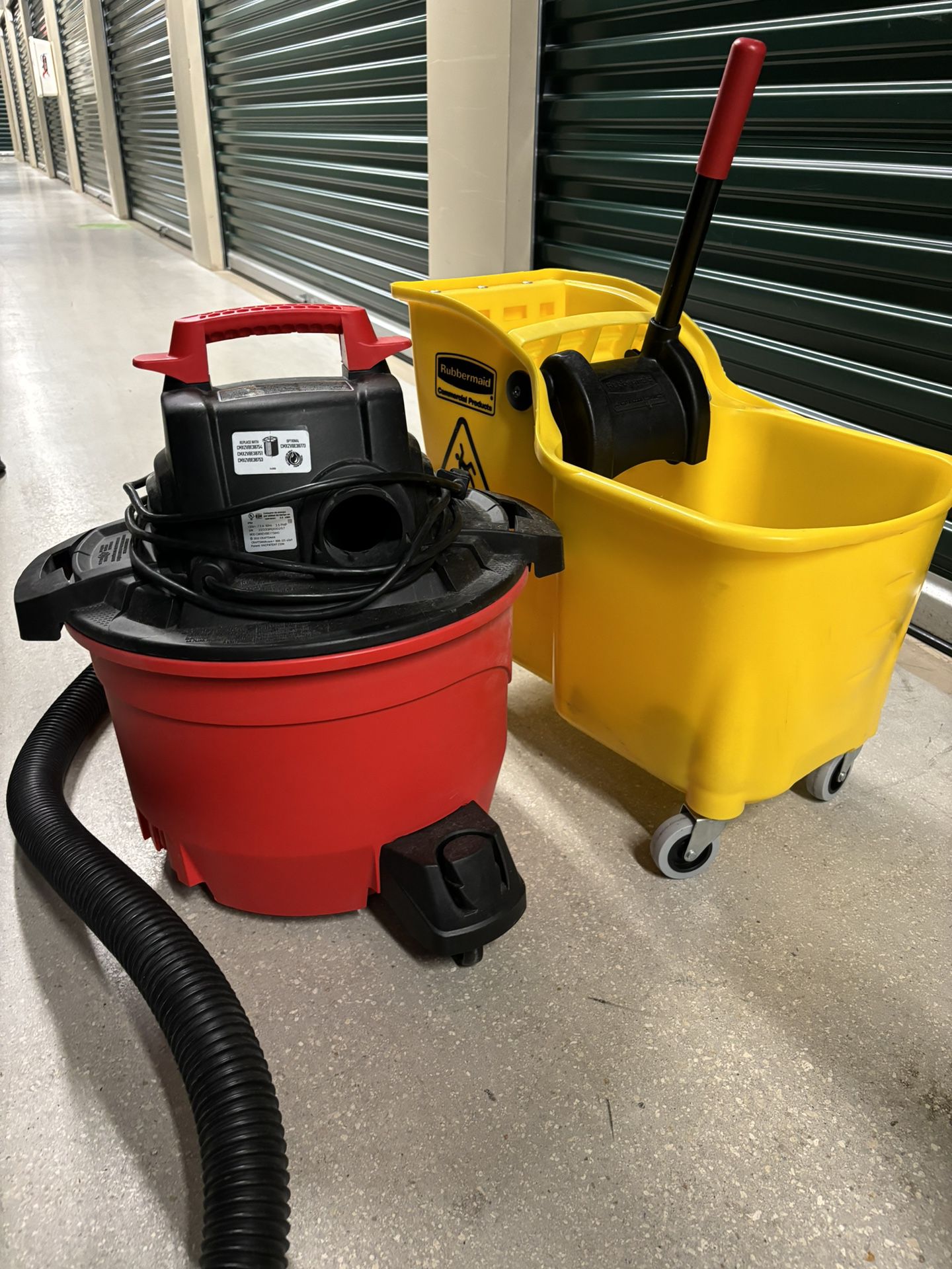 Commercial Mop Set/ Industrial Vacuum 