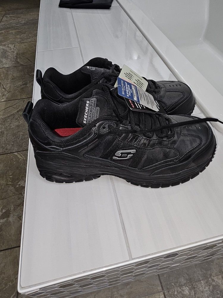 Sketchers Steel Toe Work Boots Size 13 Mens