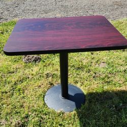 Restaurant Table - Some Water Damage. 