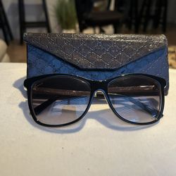 Sunglasse Gucci For Woman, gold and brown 