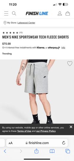 Nike Tech Shorts Xxl Grey 