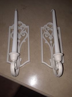 2 candle holders