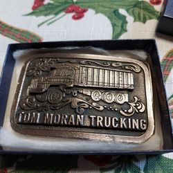 Brass Tom Moran Belt Buckle