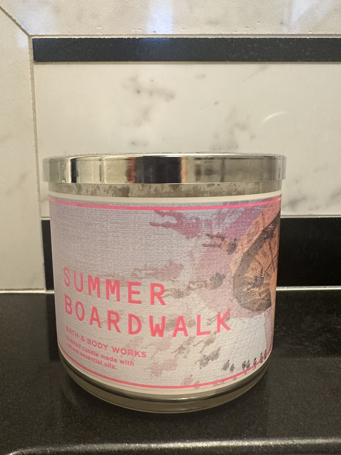Bath & body Works 3-wick Summer Boardwalk Candle