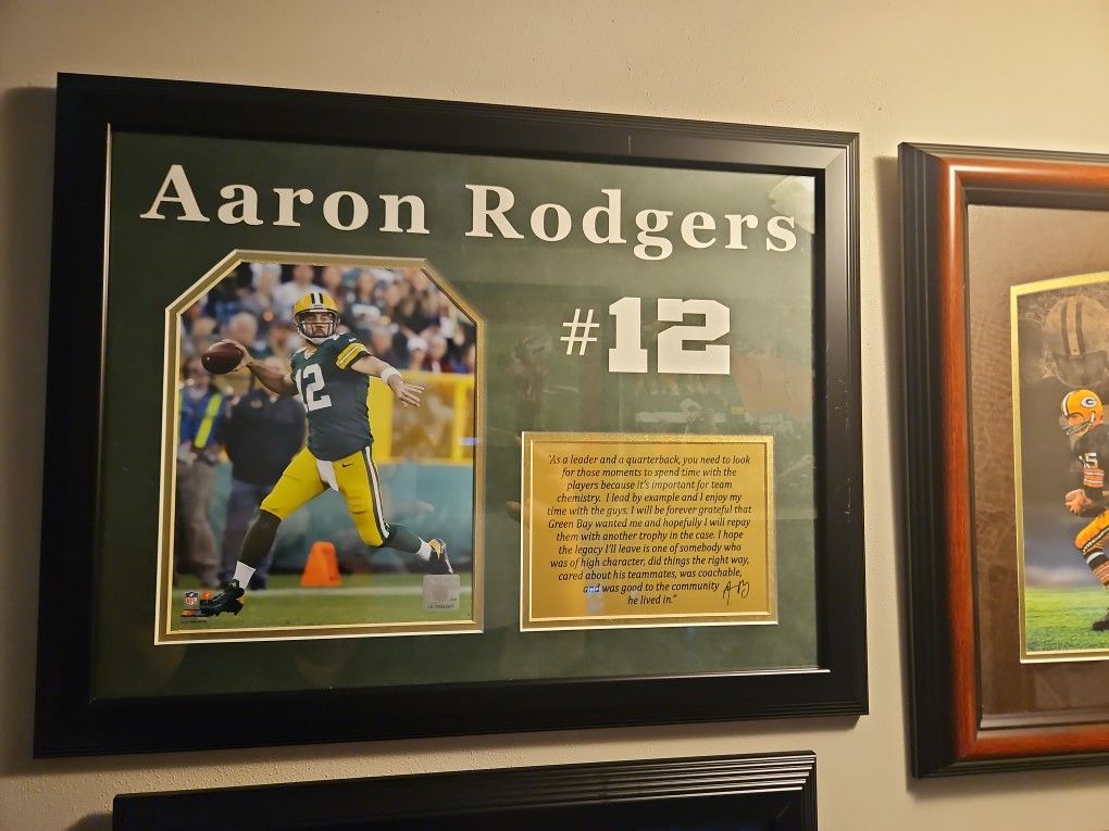 Aaron Rodgers Plaque
