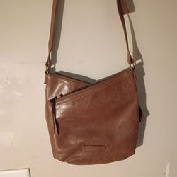 Brown Leather Crossbody Bag