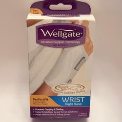 WELLGATE Women's Perfect Fit MEMORY FOAM Wrist Support RIGHT Hand CARPAL TUNNEL