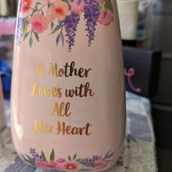Mother's Day Vase Filled With Fresh Lilacs