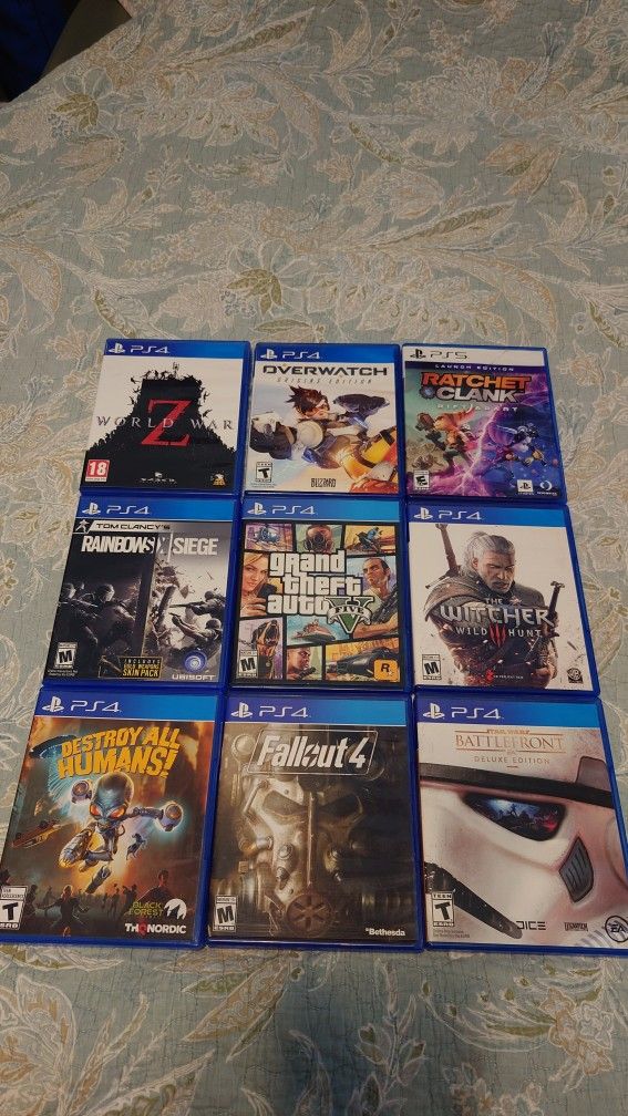 PS4 and PS5 Games
