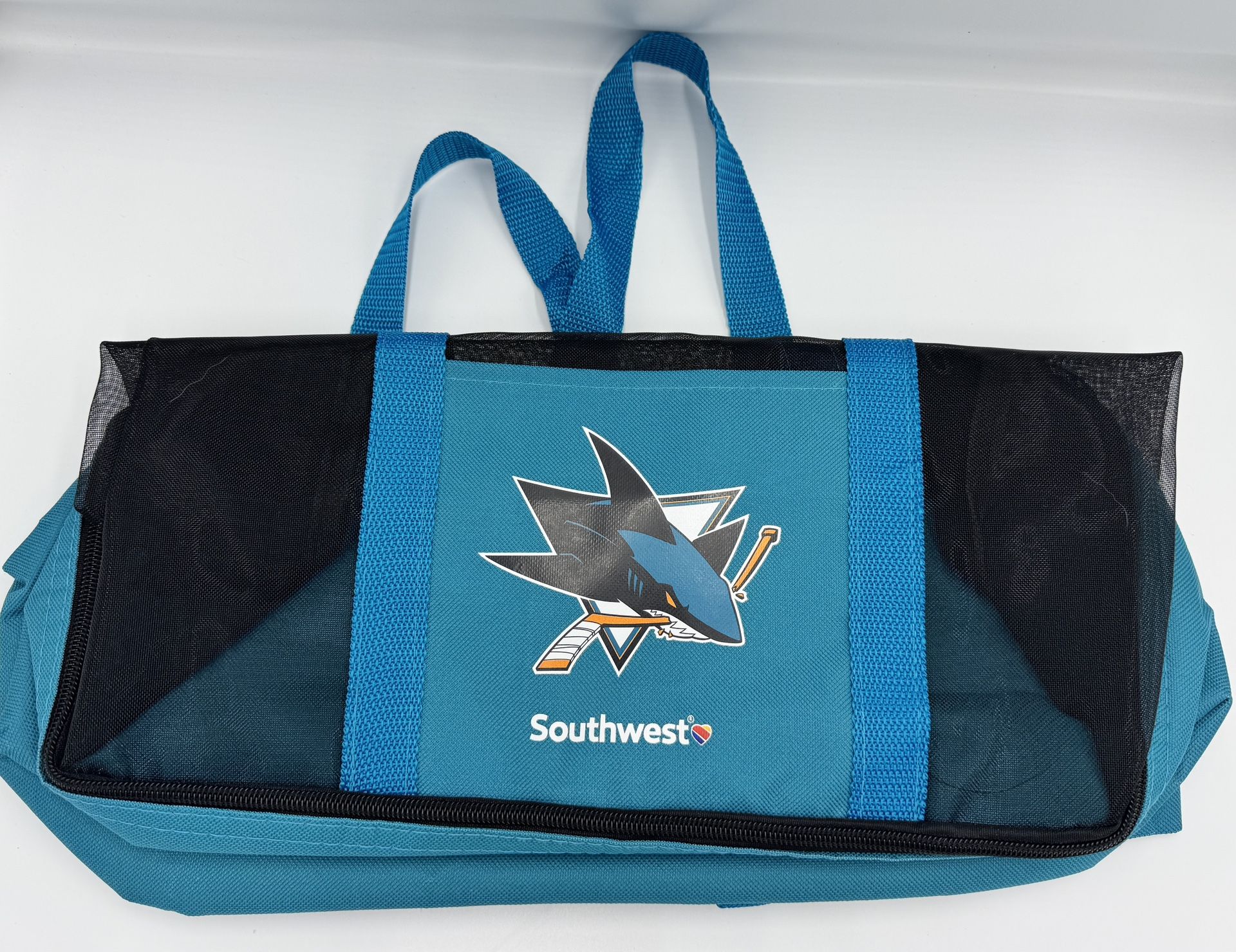 San Jose Sharks Mesh Beach Tote Cooler