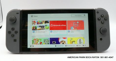 Nintendo Switch Console HAC-001 Gray Joy Con Case no Charger 