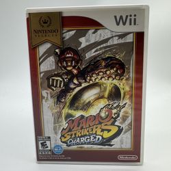 Mario Strikers Charged (Nintendo Wii, 2007) Complete CIB Tested Works