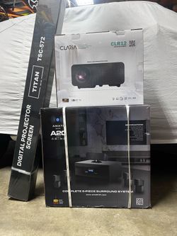 Claria CLR12 theater projector system