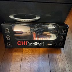Chi Spin & Curl Ceramic Rotating Curler 1"