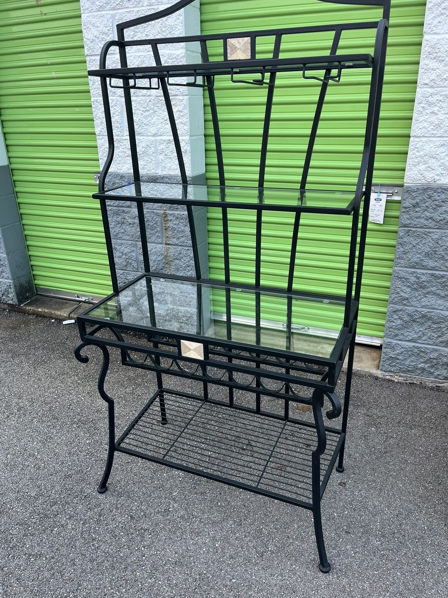 Glass Table/bar Cart