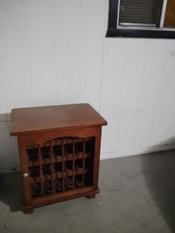 Wooden wine table