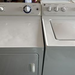 Ge Washer And Dryer Stainless Steel Drum Very Nice Super Capacity 