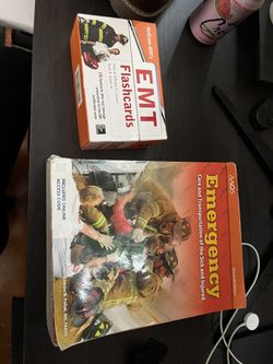 Emt School Emergency Study Book And Cards