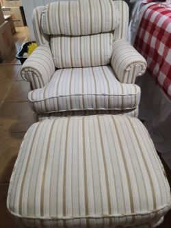 Chair and ottoman