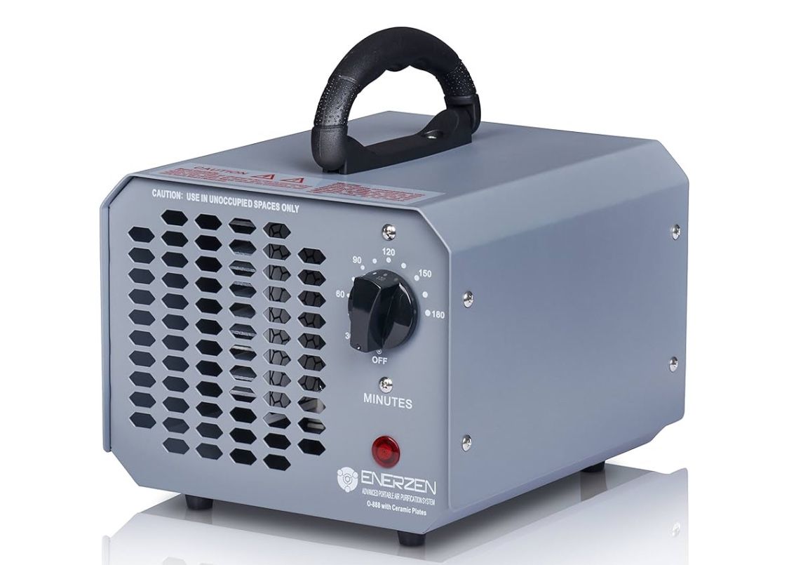 Enerzen O-888 Industrial Ozone Generator 50,000 mg/h - O3 Machine Air Ionizer Odor Remover Eliminator for Rooms, Smoke, Cars, and Pets