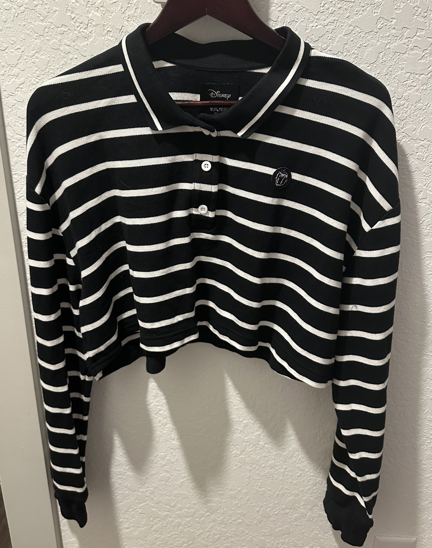 Disney X Vans Bad Apple 100th Anniversary Cropped Polo shirt