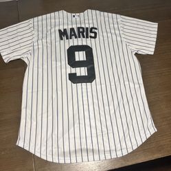 Roger Maris New York Yankees Baseball New Adult Large Fast Ship MLB Jersey L HOF