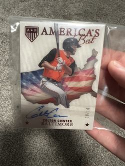 2023 Panini Americas Best Auto/# Colton Cowser