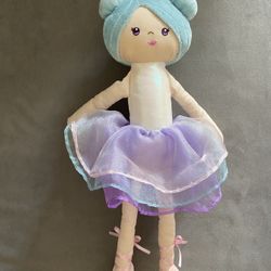 Ballerina Soft Doll Gund Toy Decor Kids Room 