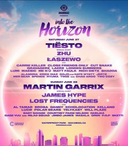 Into the horizon two day VIP tickets