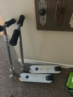2 razor electric scooters