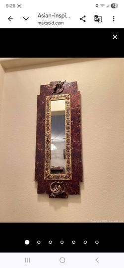 Asian Inspired Wall Mirror