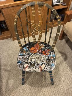 Chicago Blackhawks Chair One Of A Kind 