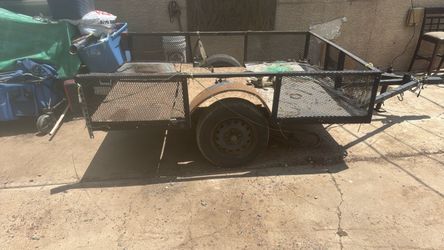 Salí de trailer, homemade trailer license plates, permanent license plates For 300.